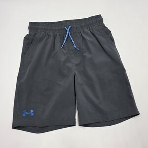 Under Armour boys' gray stretch shorts size M